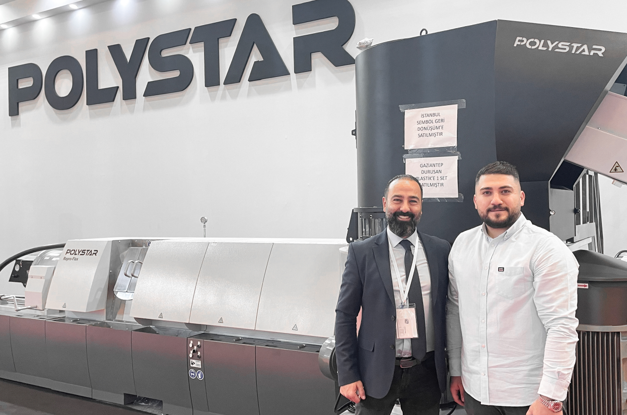 PE film plastic recycling system in Plast Eurasia Istanbul 2022
